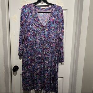 Lilly Pulitzer Purple Floral Dress